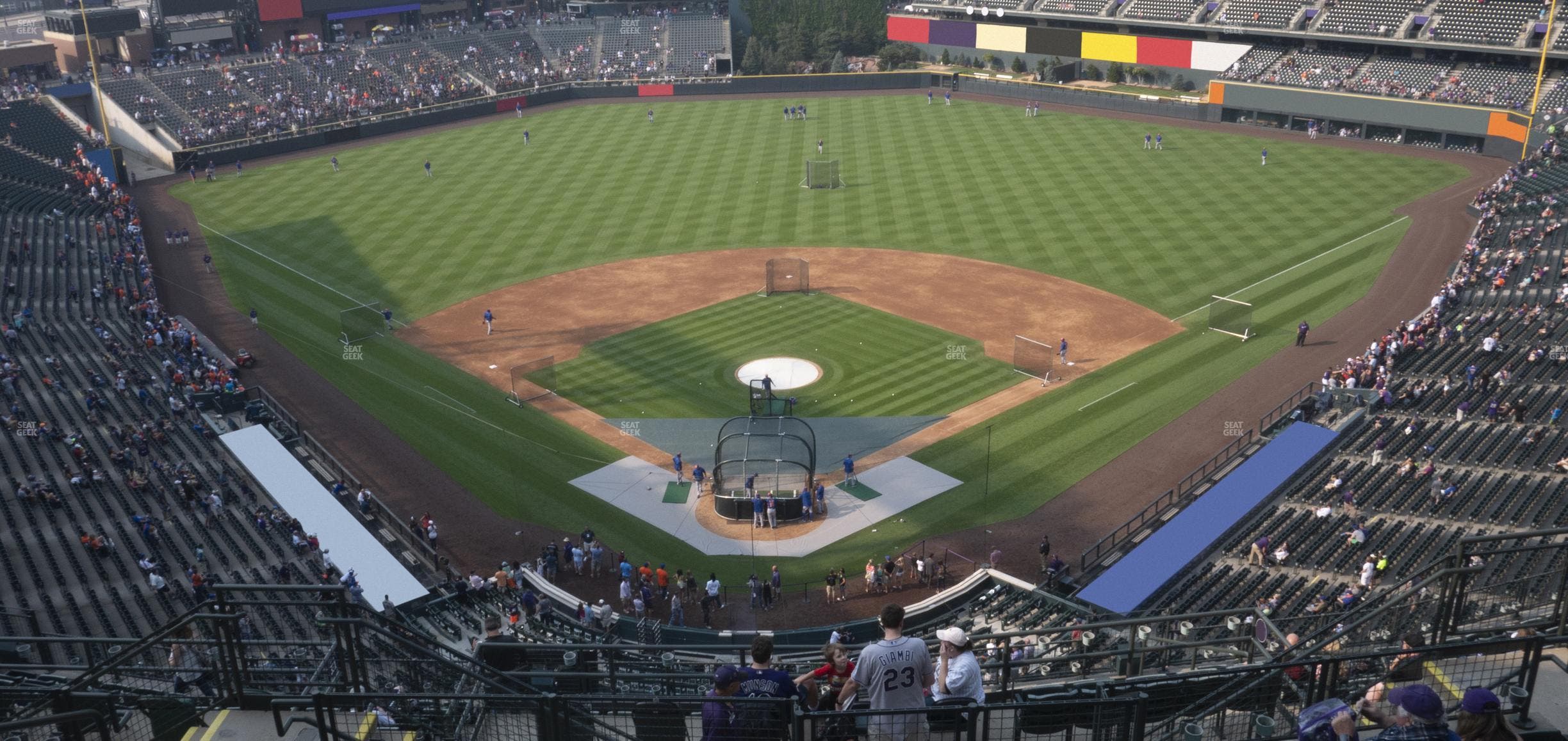 Coors Field - Section Upper 330 Seat View