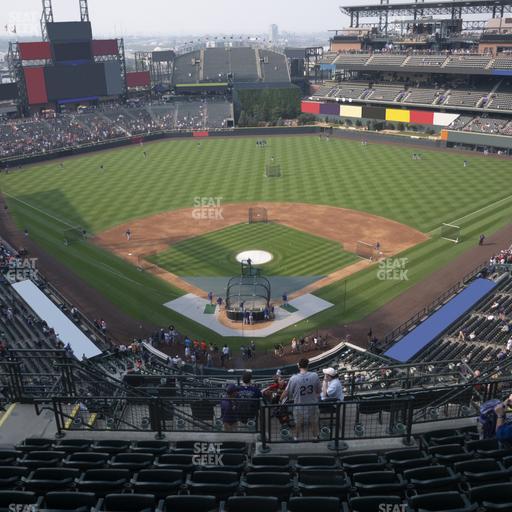 Coors Field - Section Upper 330 Seat View