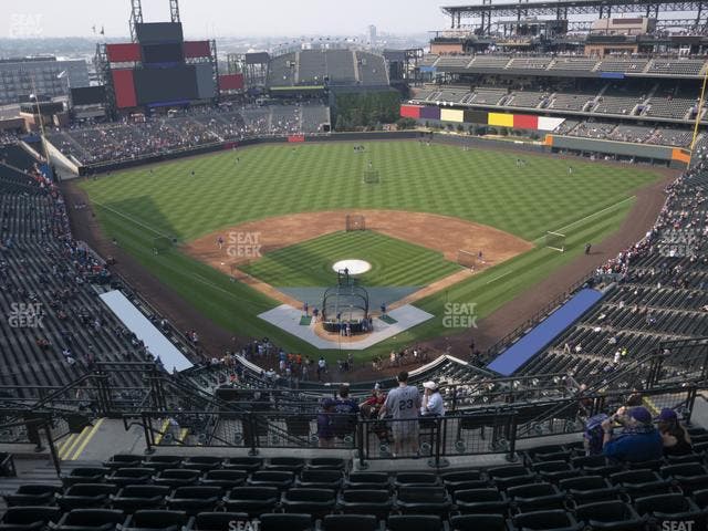Coors Field - Section Upper 330 Seat View
