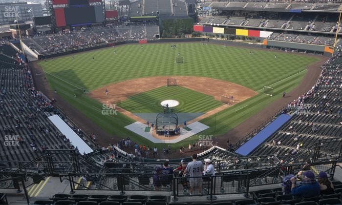 Coors Field - Section Upper 330 Seat View