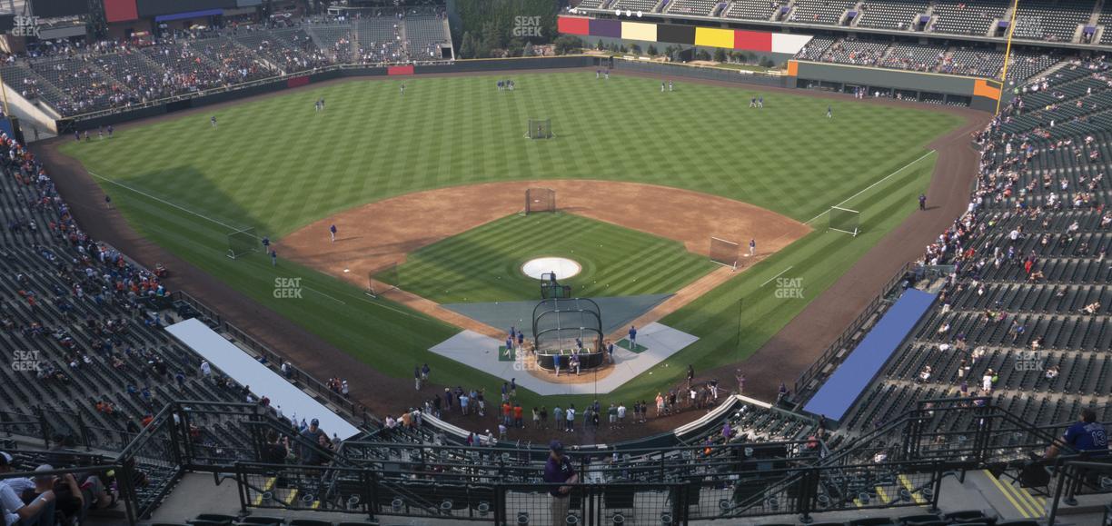 Coors Field - Section Upper 331 Seat View