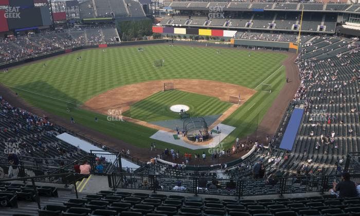 Coors Field - Section Upper 332 Seat View