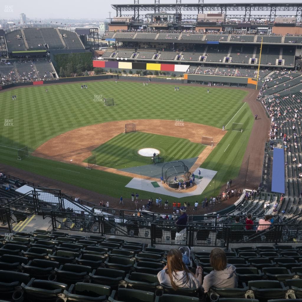 Coors Field - Section Upper 333 Seat View