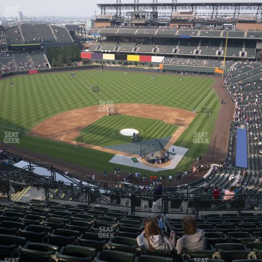 Coors Field - Section Upper 333 Seat View