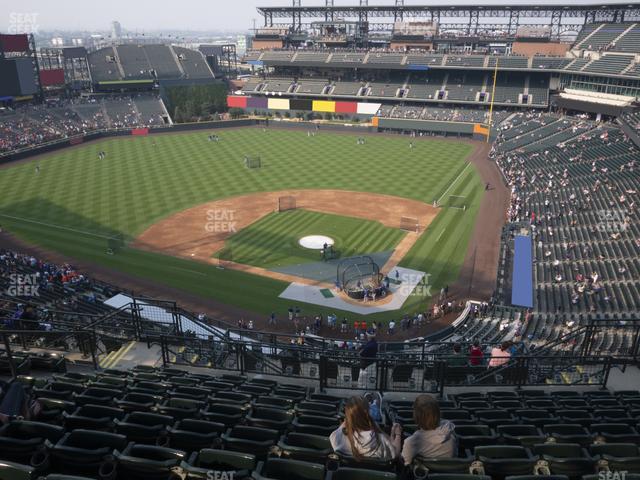 Coors Field - Section Upper 333 Seat View