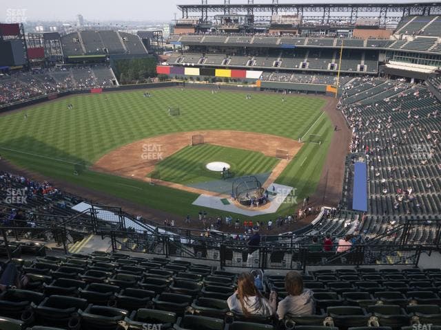 Coors Field - Section Upper 333 Seat View