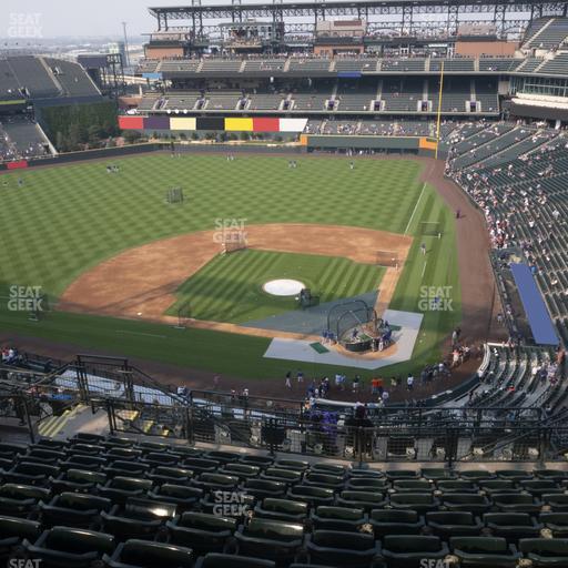 Coors Field - Section Upper 334 Seat View