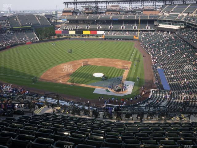 Coors Field - Section Upper 334 Seat View
