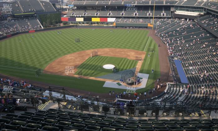 Coors Field - Section Upper 334 Seat View