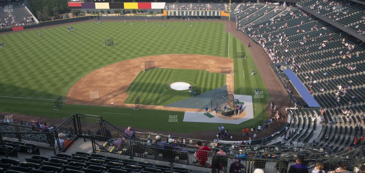 Coors Field - Section Upper 335 Seat View