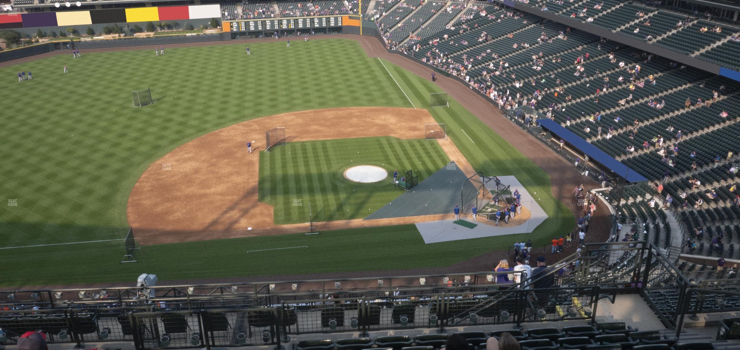 Coors Field - Section Upper 338 Seat View