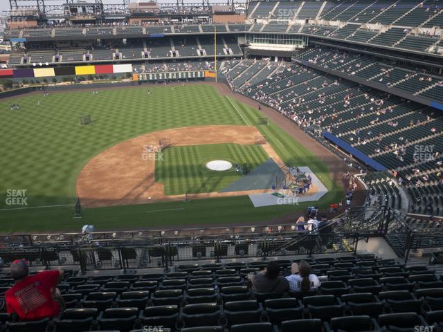 Coors Field - Section Upper 338 Seat View