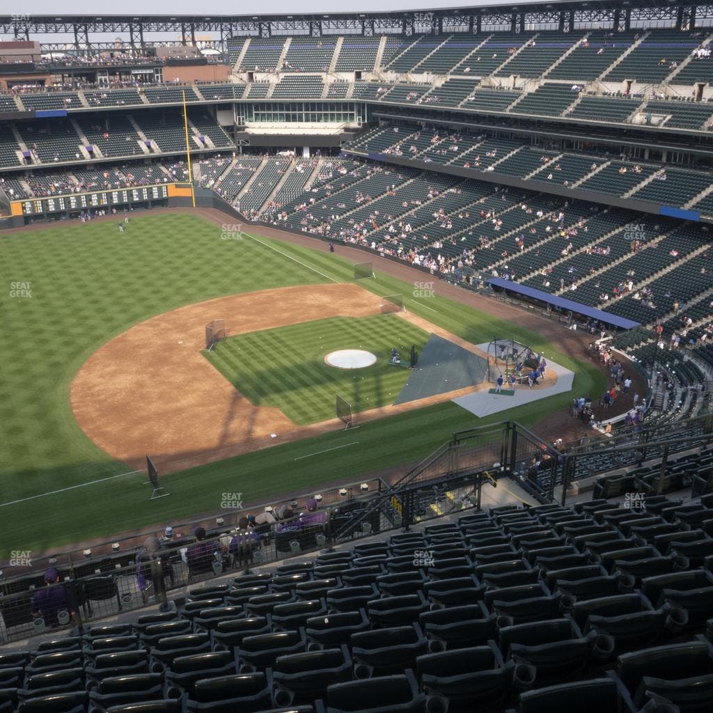 Coors Field - Section Upper 342 Seat View