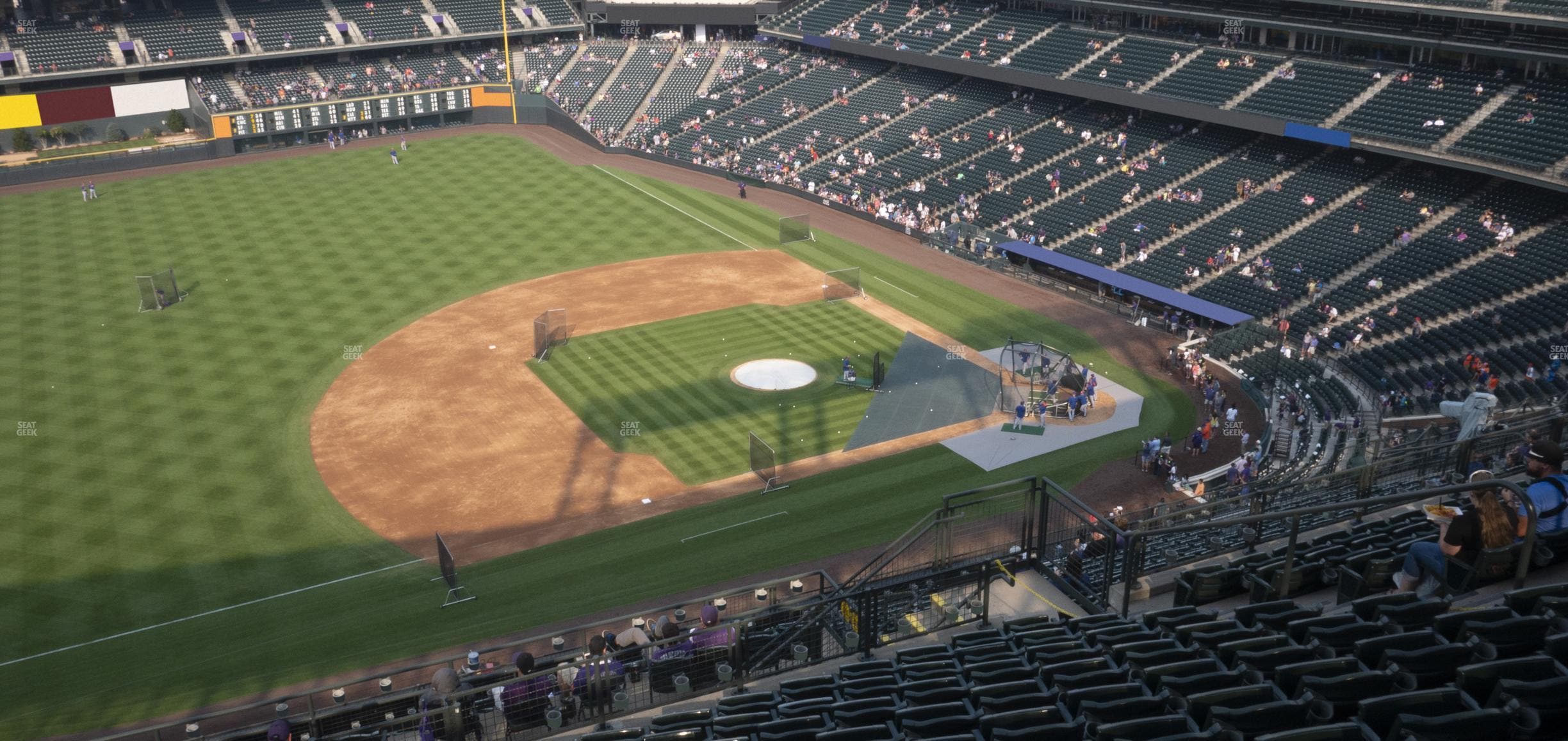 Coors Field - Section Upper 342 Seat View