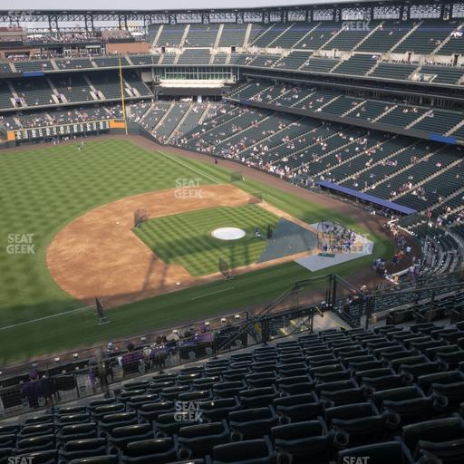 Coors Field - Section Upper 342 Seat View