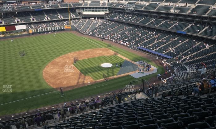 Coors Field - Section Upper 342 Seat View
