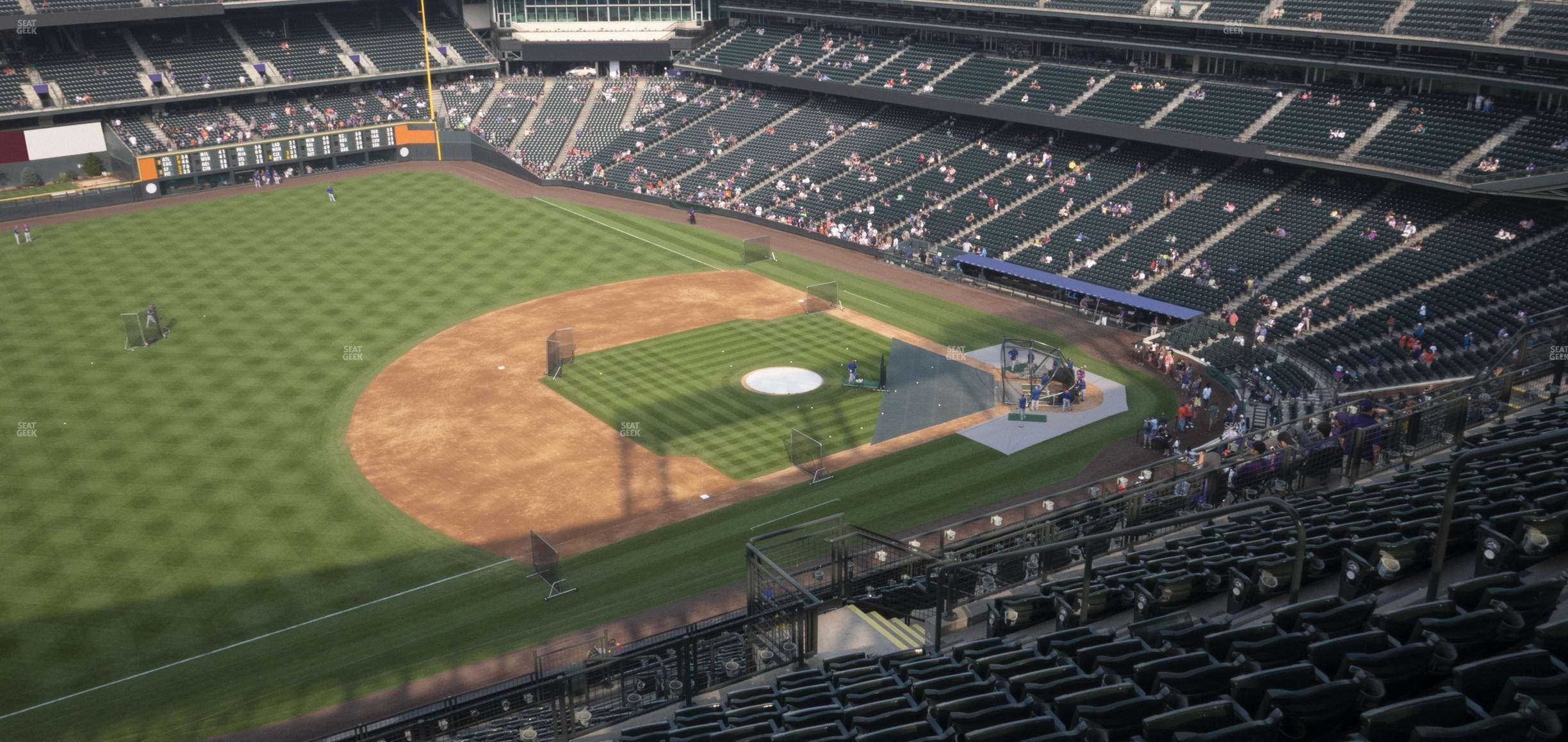 Coors Field - Section Upper 343 Seat View