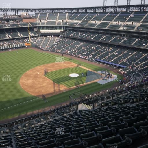 Coors Field - Section Upper 343 Seat View