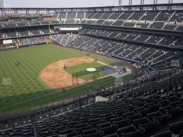 Coors Field - Section Upper 343 Seat View