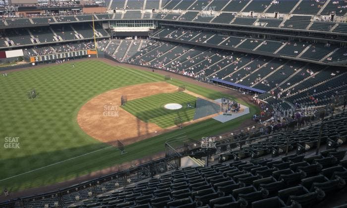Coors Field - Section Upper 343 Seat View