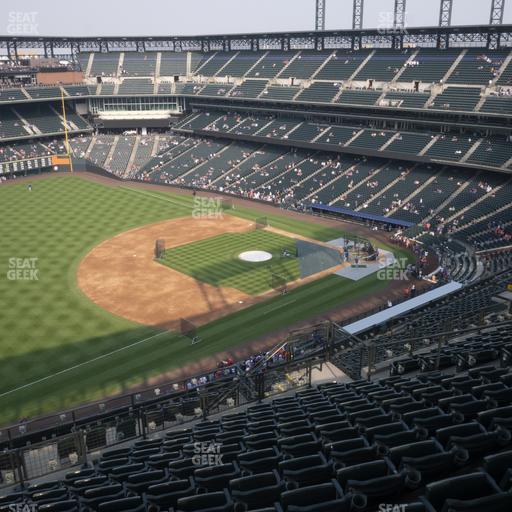 Coors Field - Section Upper 344 Seat View