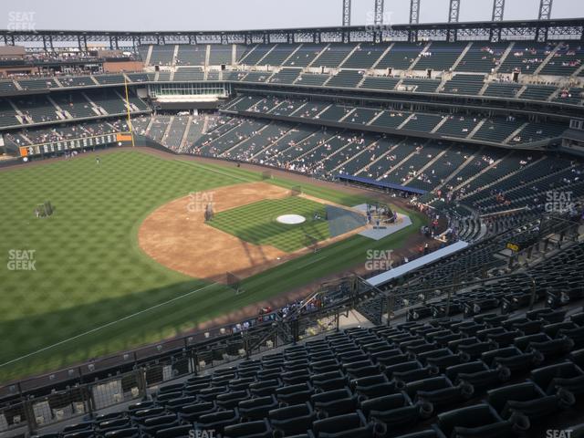 Coors Field - Section Upper 344 Seat View