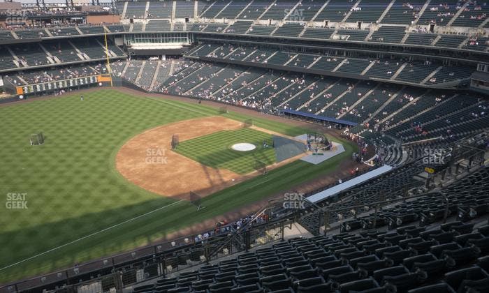 Coors Field - Section Upper 344 Seat View