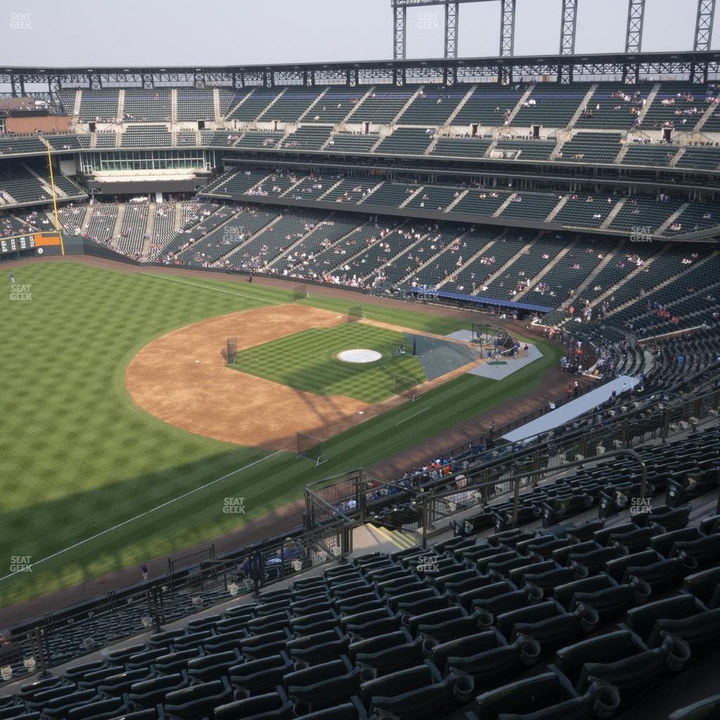 Coors Field - Section Upper 345 Seat View