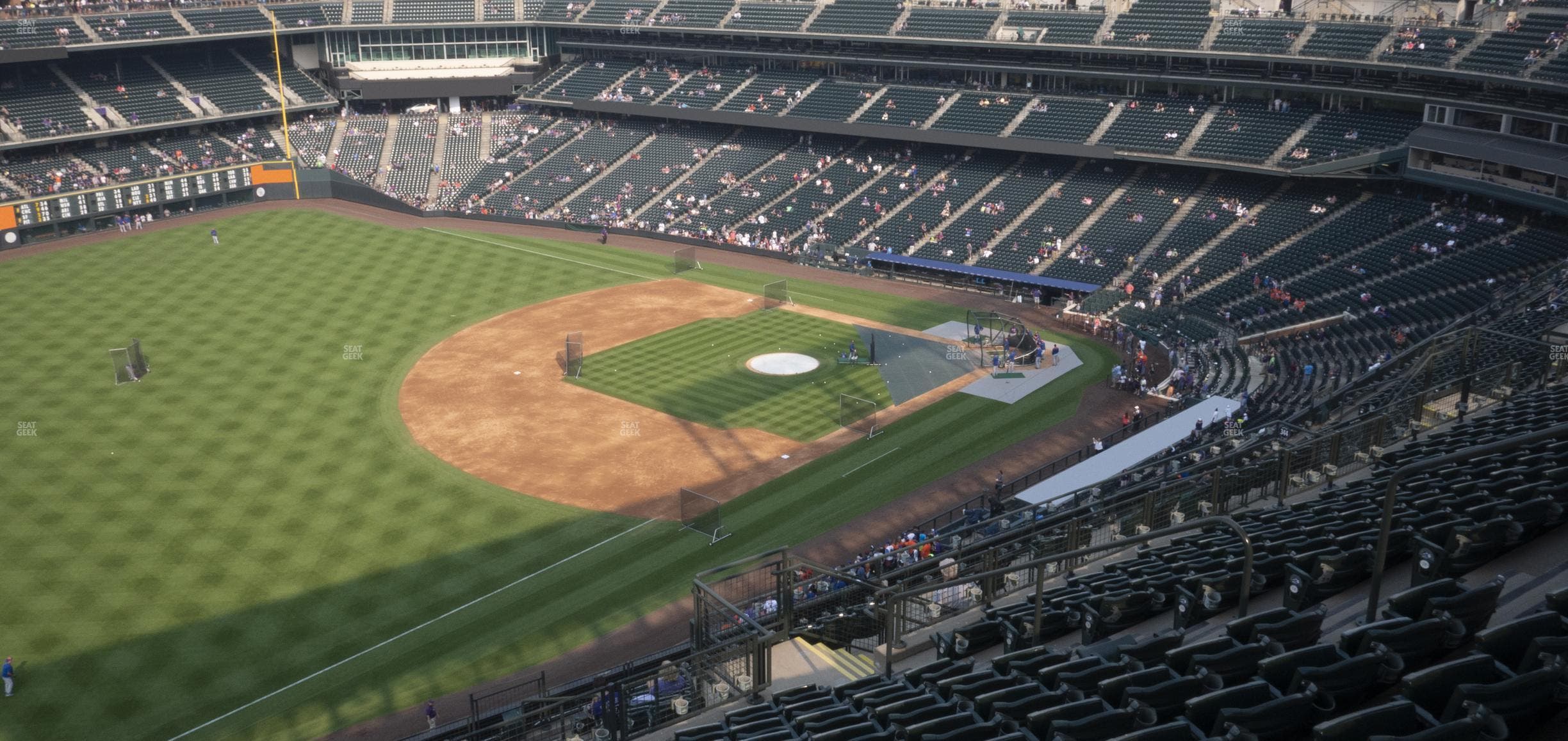 Coors Field - Section Upper 345 Seat View
