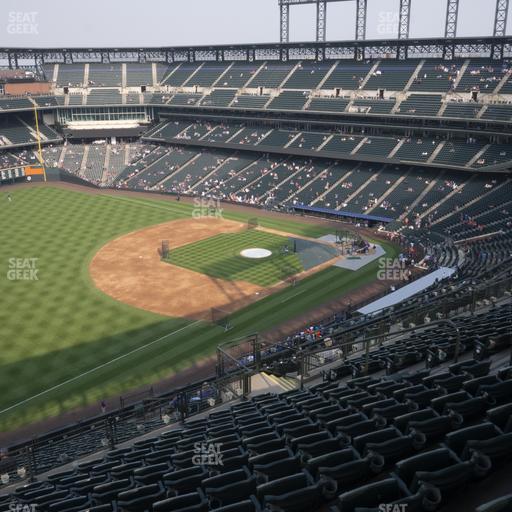 Coors Field - Section Upper 345 Seat View