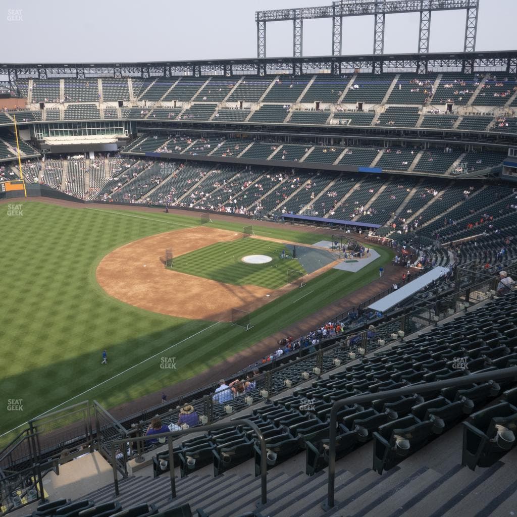Coors Field - Section Upper 346 Seat View