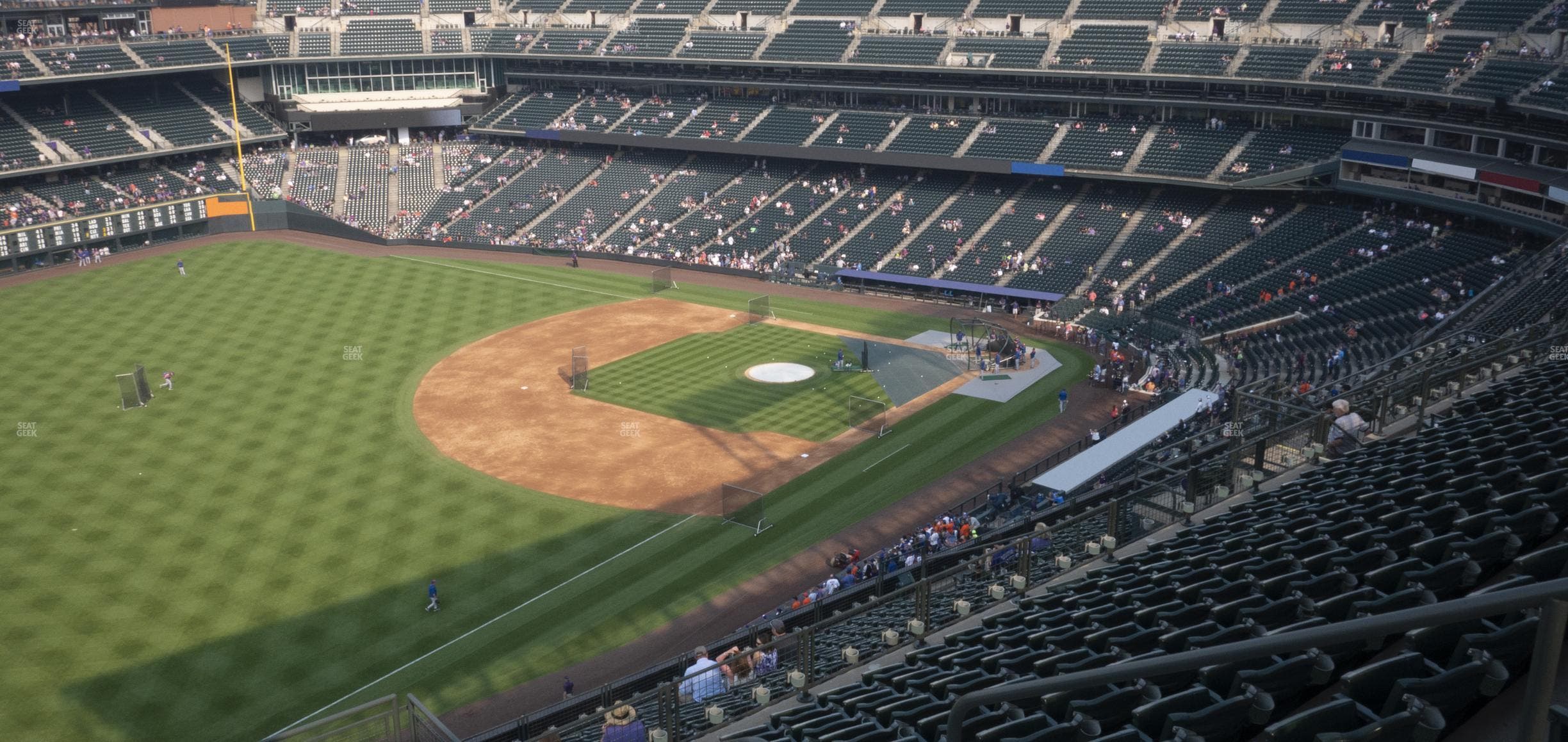 Coors Field - Section Upper 346 Seat View