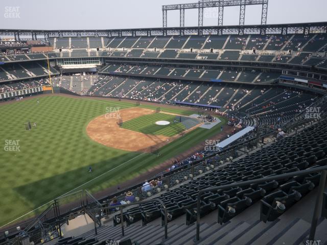 Coors Field - Section Upper 346 Seat View