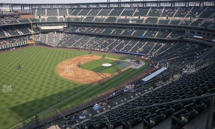 Coors Field - Section Upper 346 Seat View