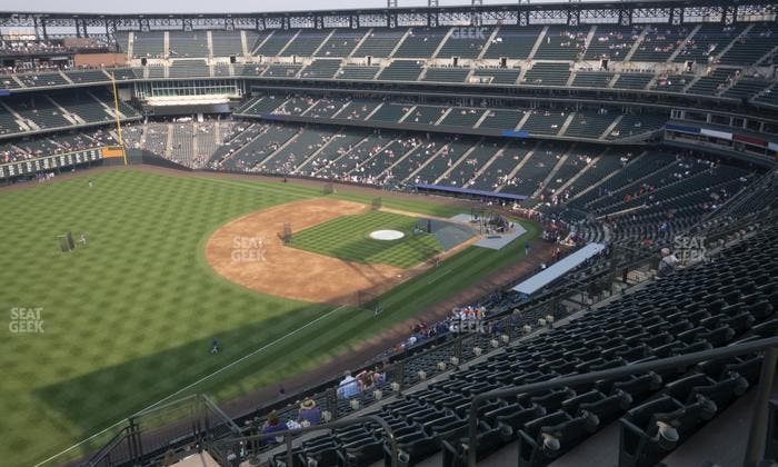 Coors Field - Section Upper 346 Seat View