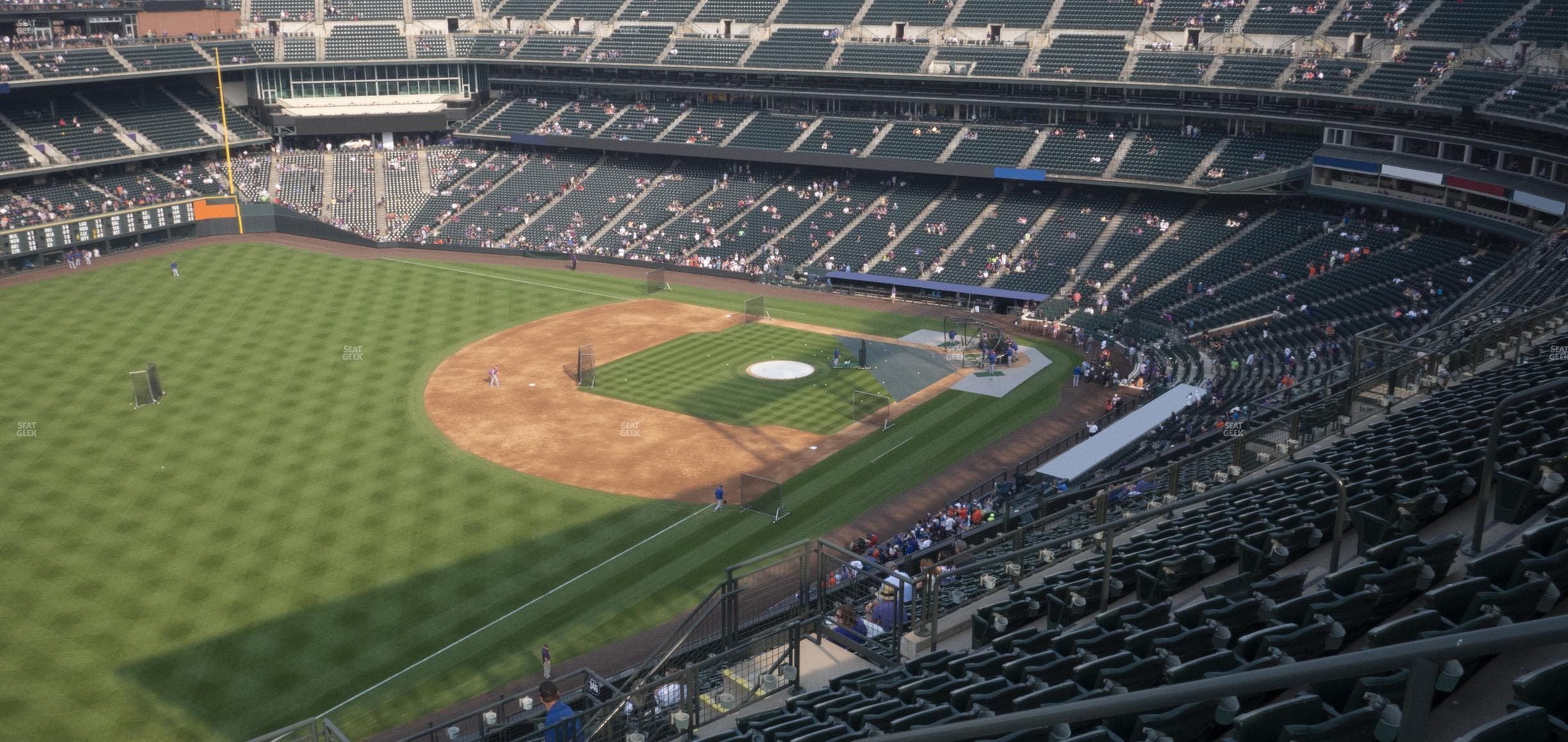 Coors Field - Section Upper 347 Seat View
