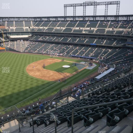 Coors Field - Section Upper 347 Seat View