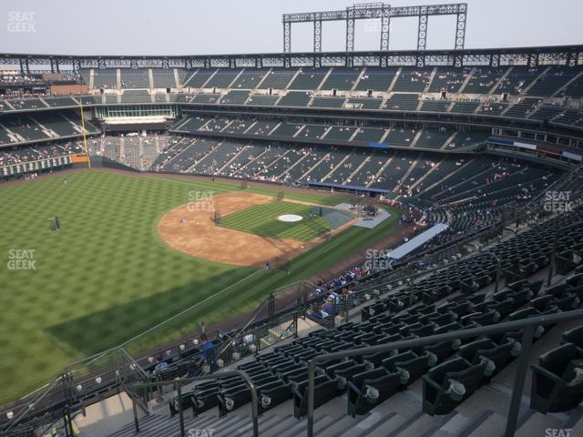 Coors Field - Section Upper 347 Seat View