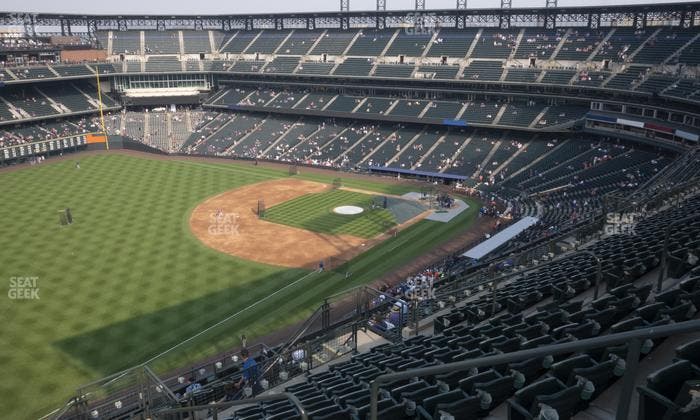 Coors Field - Section Upper 347 Seat View