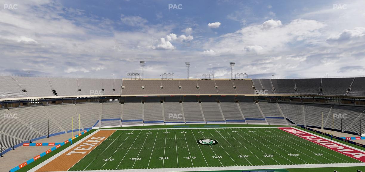 Cotton Bowl Stadium - Section 107 Seat View