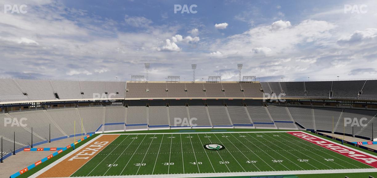 Cotton Bowl Stadium - Section 107 Seat View