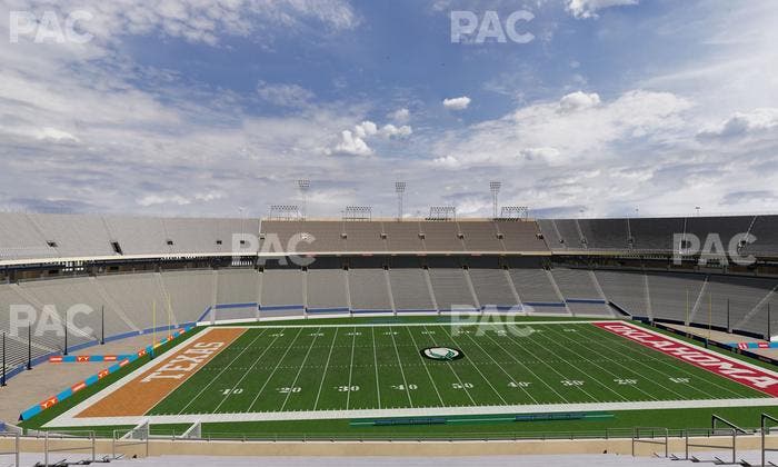 Cotton Bowl Stadium - Section 107 Seat View