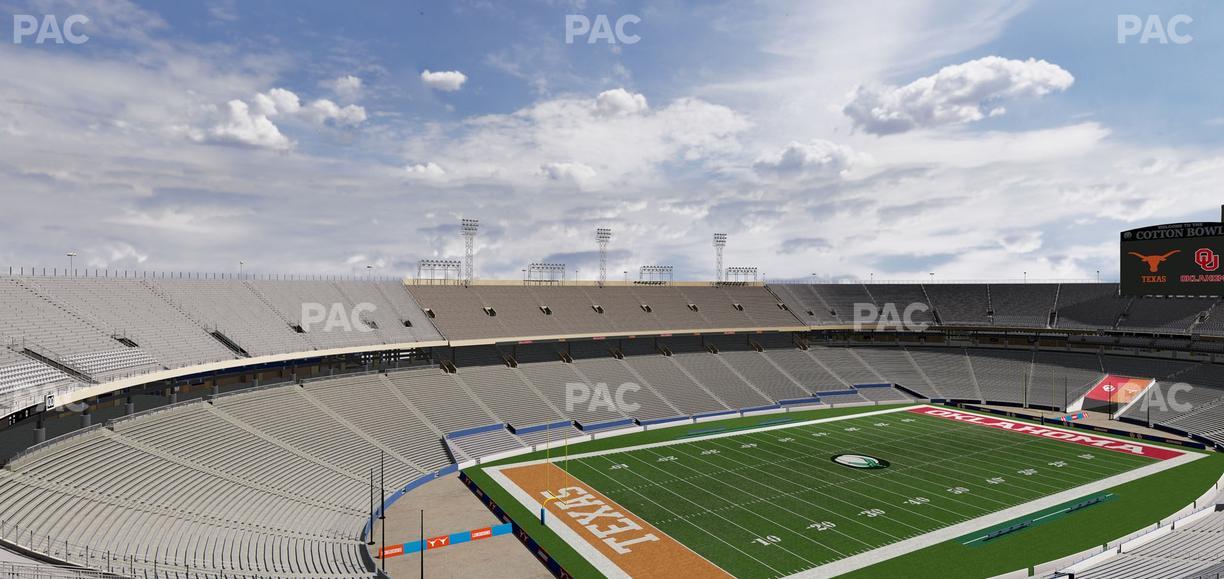 Cotton Bowl Stadium - Section 112 Seat View