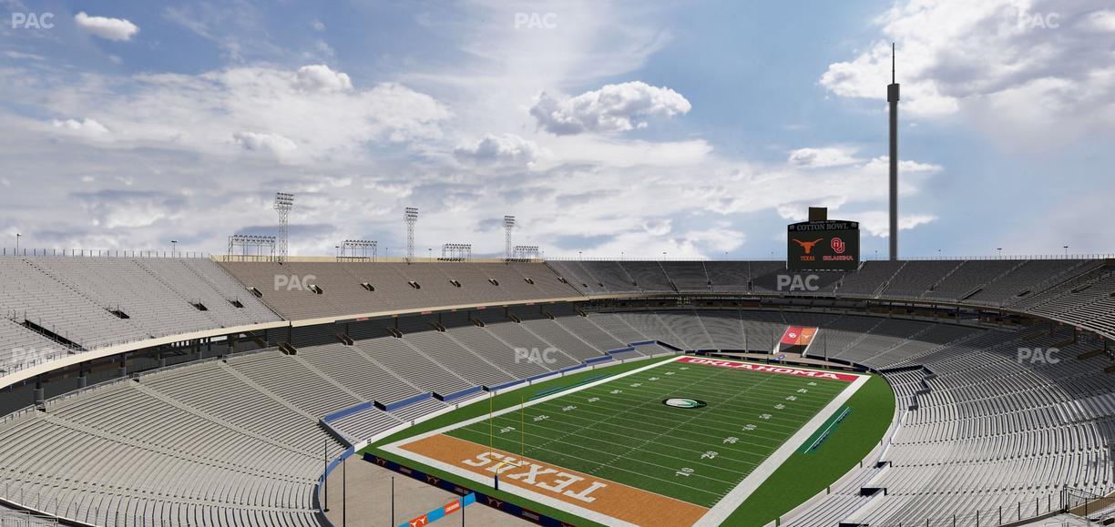 Cotton Bowl Stadium - Section 114 Seat View
