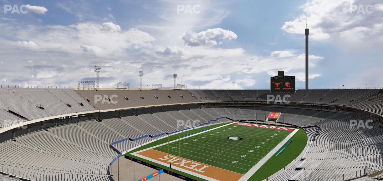 Cotton Bowl Stadium - Section 114 Seat View