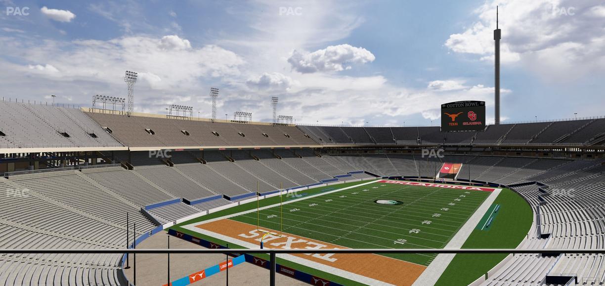Cotton Bowl Stadium - Section 114 Seat View