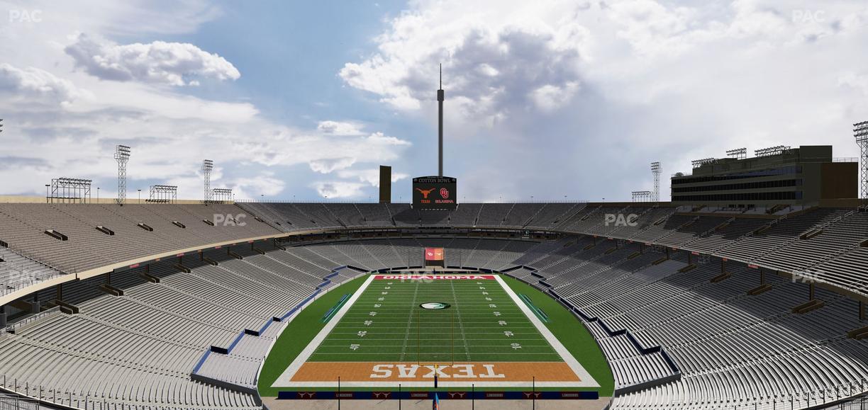 Cotton Bowl Stadium - Section 117 Seat View