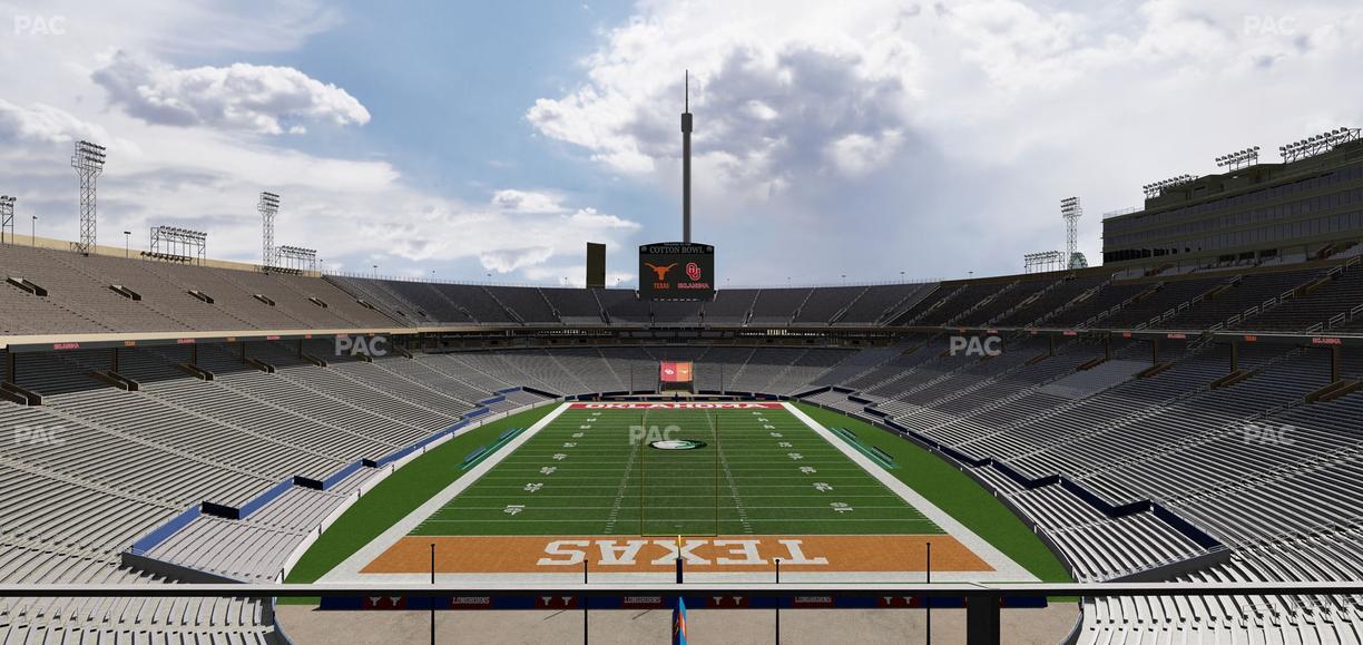 Cotton Bowl Stadium - Section 117 Seat View