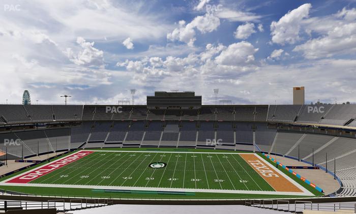 Cotton Bowl Stadium - Section 127 Seat View