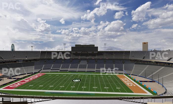 Cotton Bowl Stadium - Section 127 Seat View
